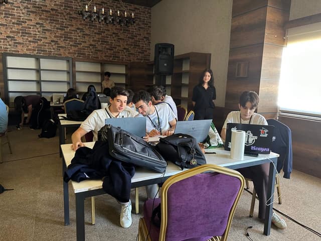 Happy Hacking Space students